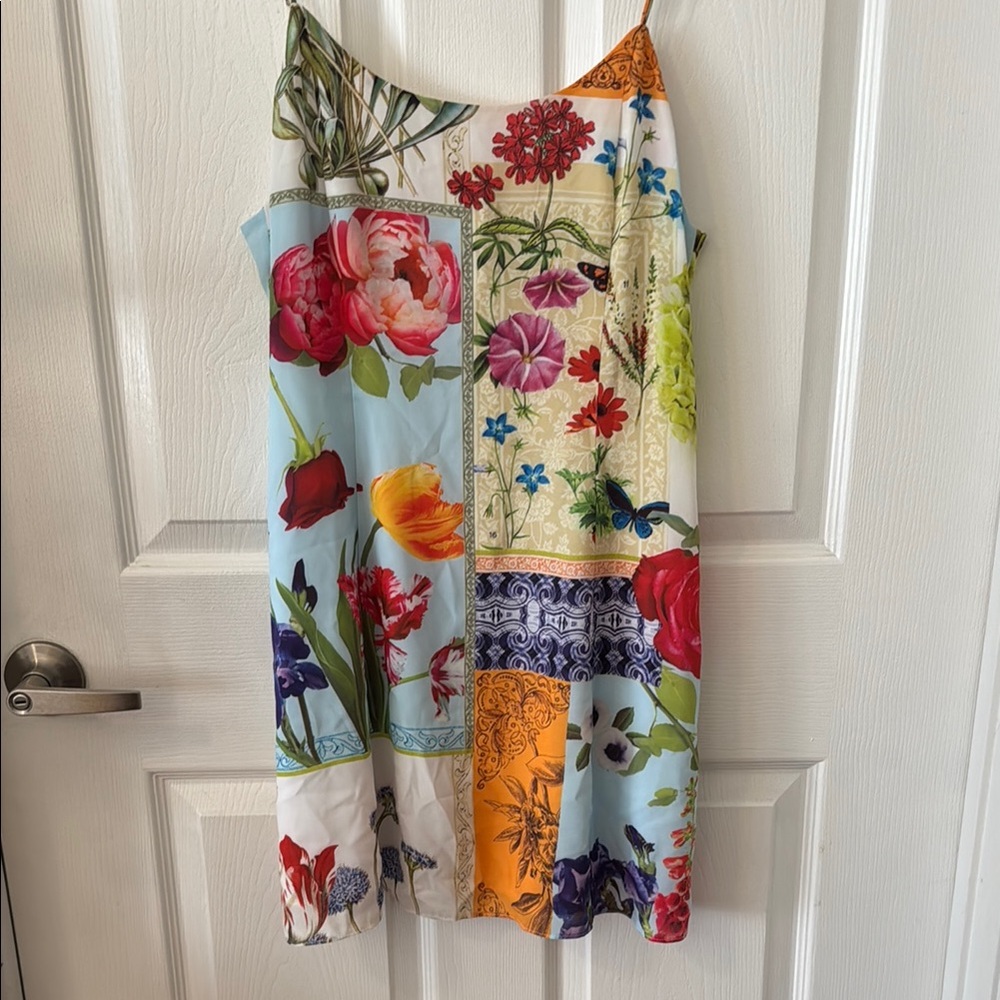 Alice and Olivia Ira mixed florals dress